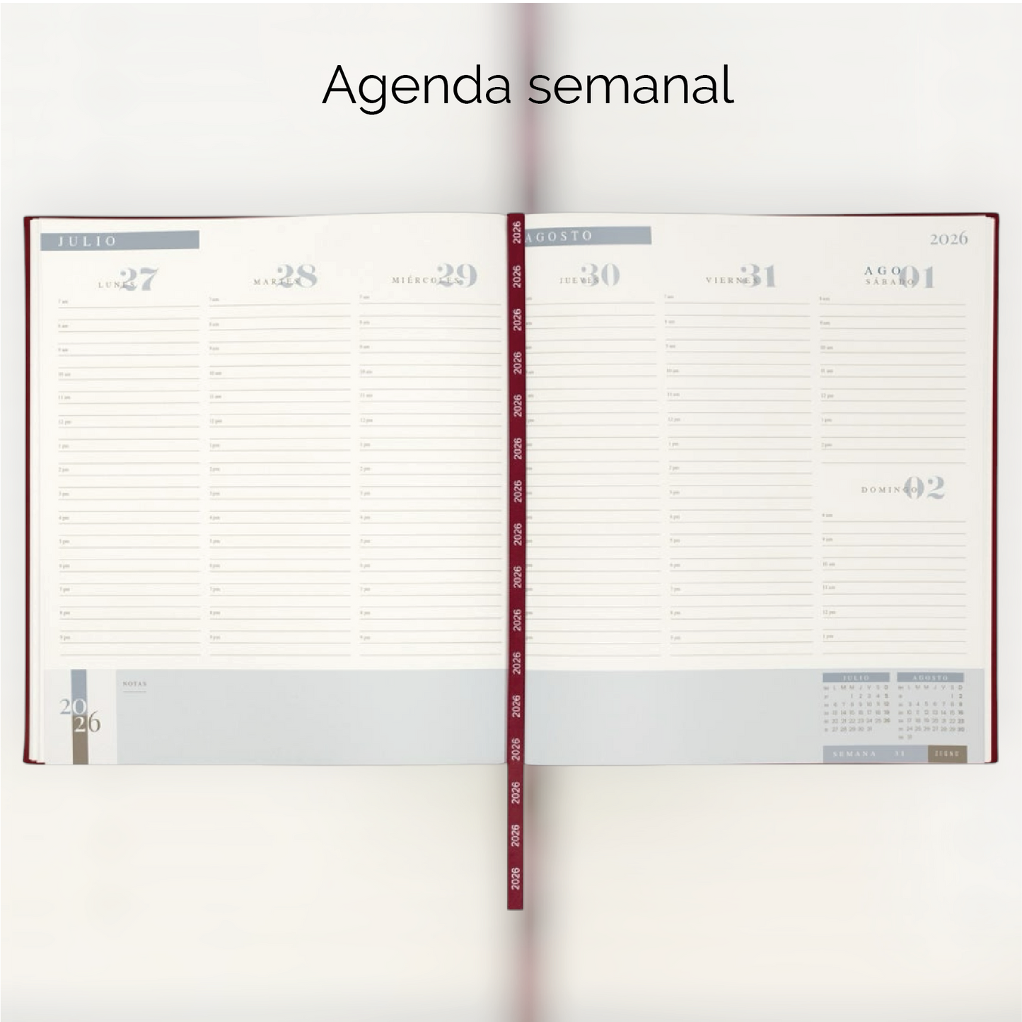 Agenda semanal 2026